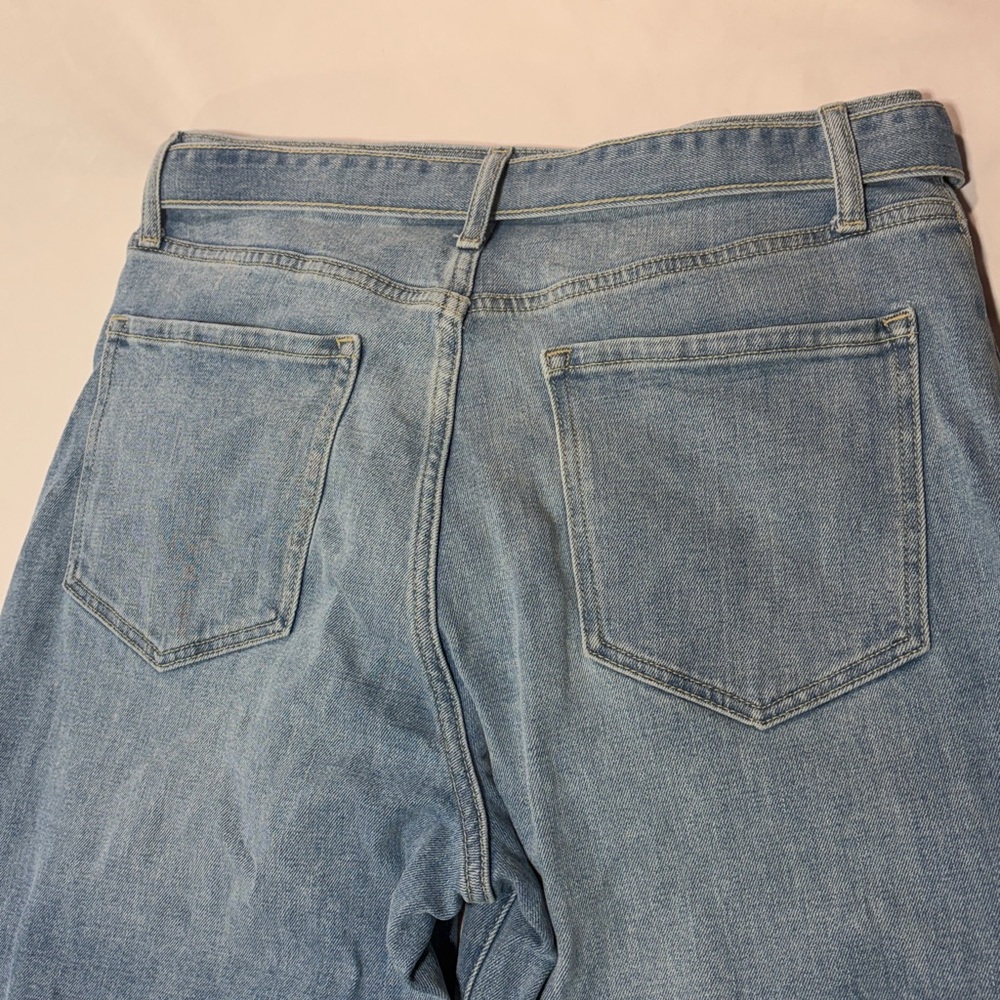 Banana Republic High Rise Wide Leg Jeans Light Wash Size 30 Regular - Picture 8 of 10